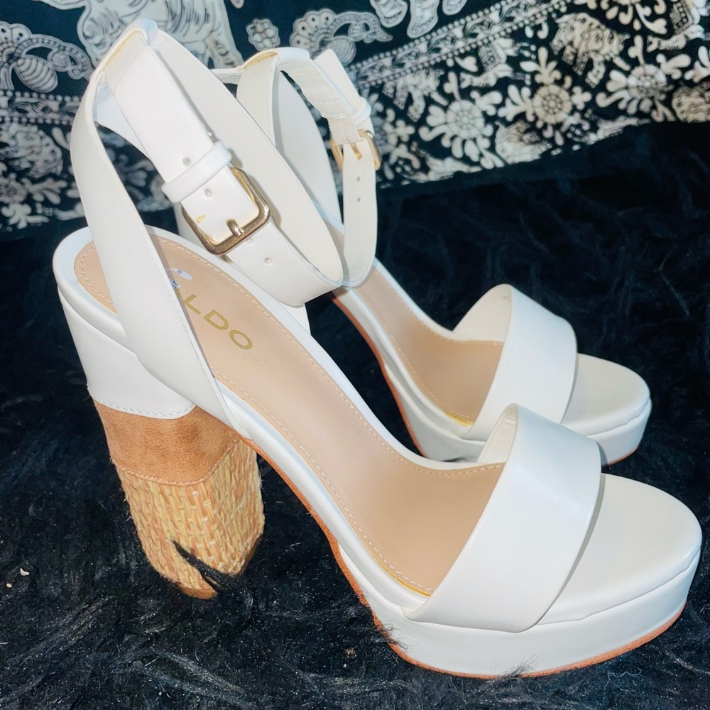 White ALDO Summer Heels ☀️🤍